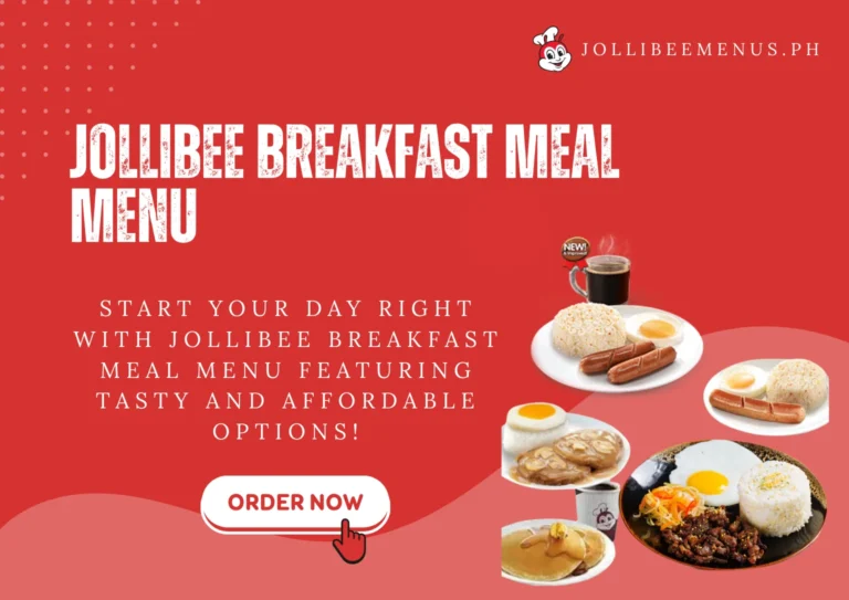 Jollibee Breakfast Meal